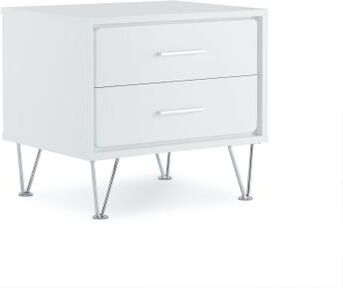 Accent Table or Nightstand by Acme in White