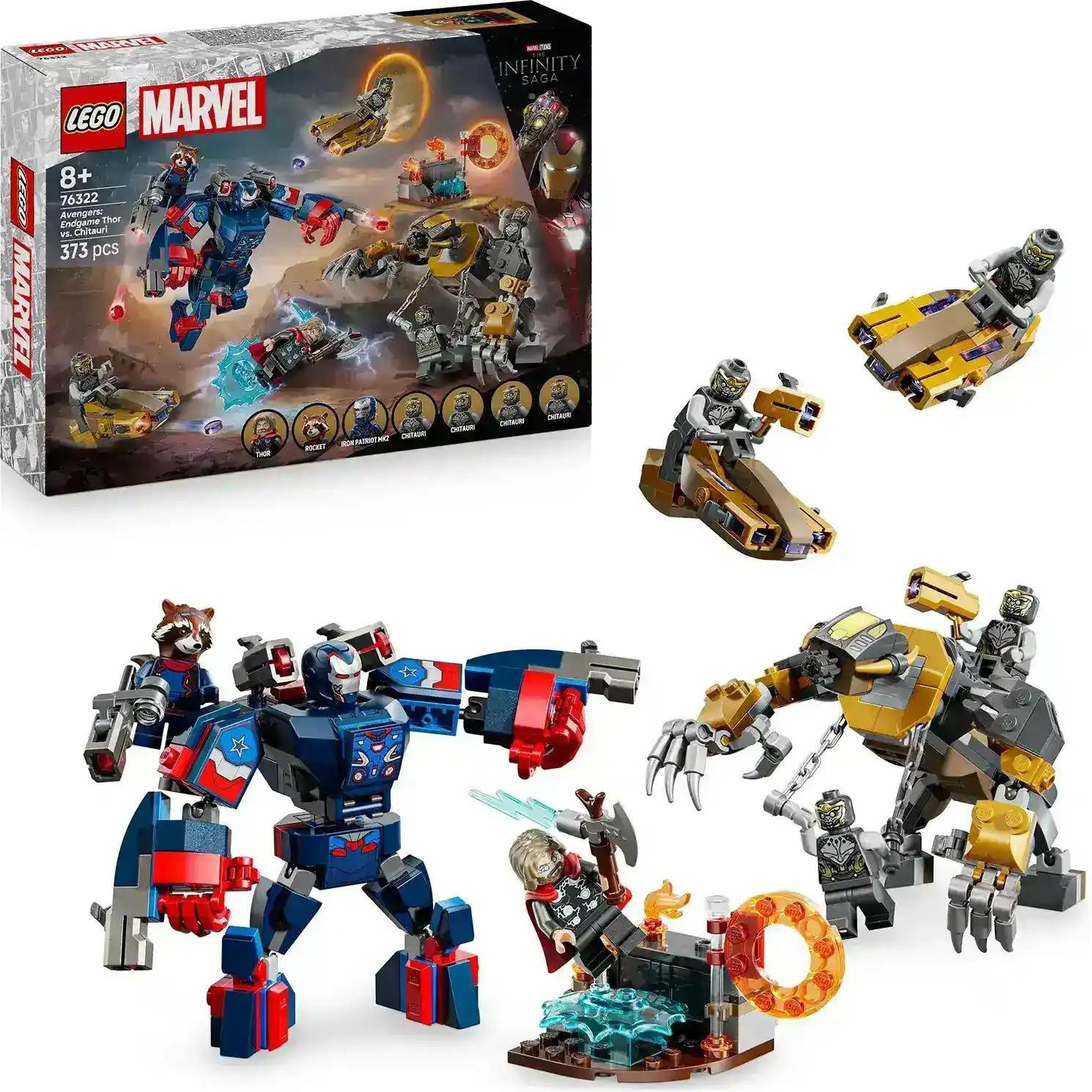 LEGO Marvel 76322 Avengers: Endgame Thor versus de Chitauri