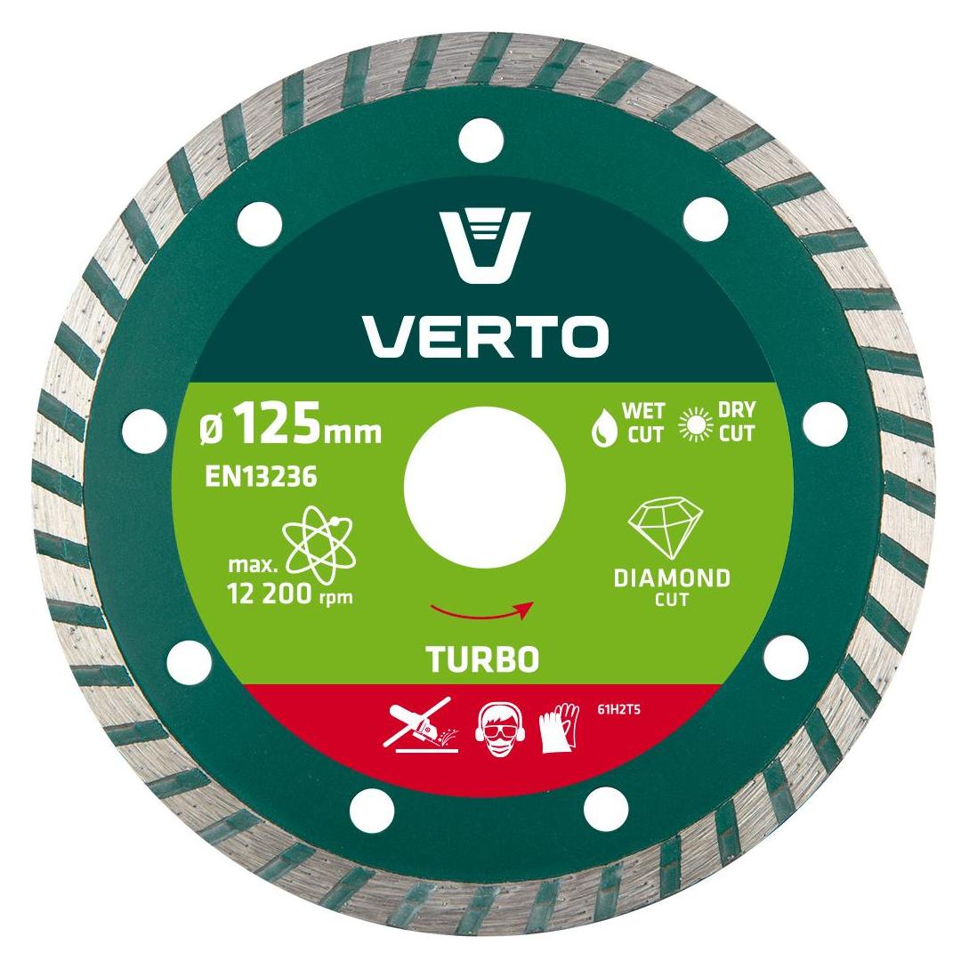 Verto 125 x 22,2 mm Turbo-Diamantscheibe - 61H2T5 (TOP-61H2T5)