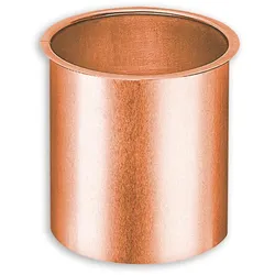 Lötstutzen Grömo kurz, Kastenrinne, Kupfer, verschiedene Größen (Ausführung: Ø 76mm)