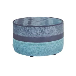 bassetti by SCHRÖNO Pouf aus Velours Tino ¦ lila/violett ¦ Maße (cm): H: 39  Ø: 63