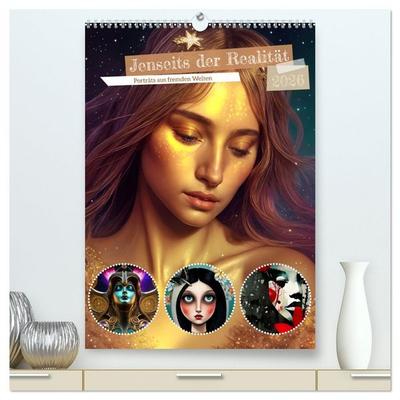 Jenseits der Realität (hochwertiger Premium Wandkalender 2026 DIN A2 hoch), Kunstdruck in Hochglanz