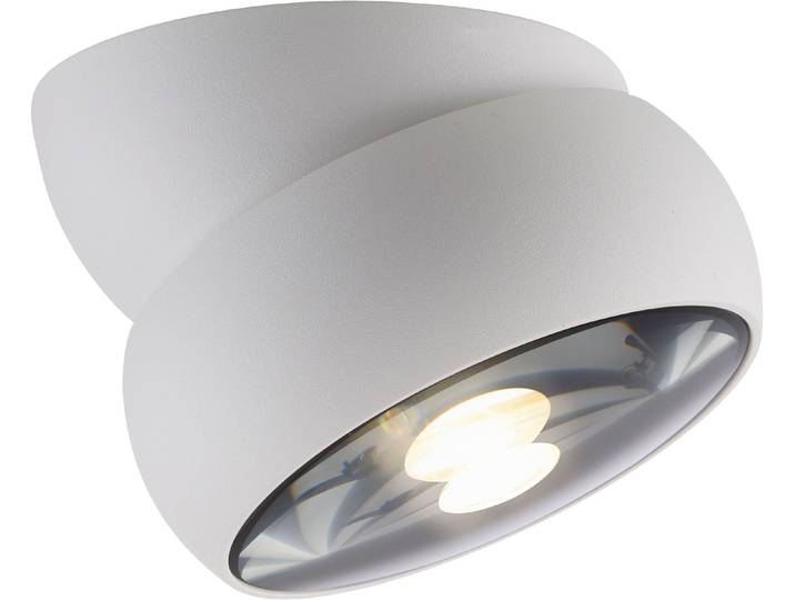 NEUHAUS PURE LED Deckenleuchte PURE Move , weiß (snow), 1, Ø 11cm H: 7,3cm, 1 Stk., Leuchten, Dimmfähig über separaten Dimmer, dreh- &schwenkbar, LED Deckenleuchte