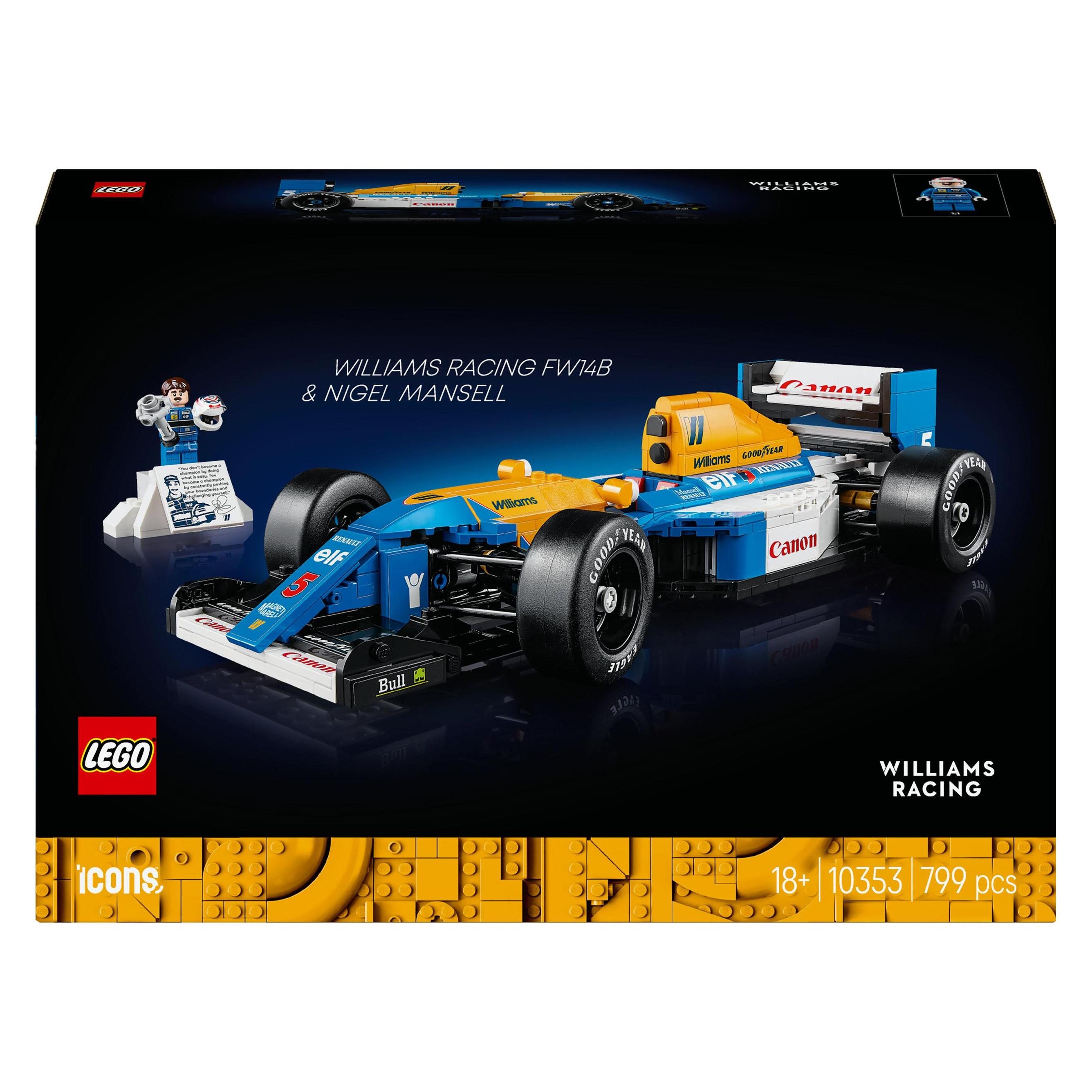 LEGO Williams Racing FW14B mit Nigel Mansell (LEGO Icons) (10353)