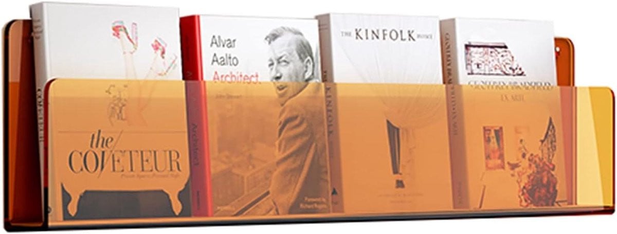 Transparante Tijdschriftenhouder en Literatuurrek voor Kantoororganisatie