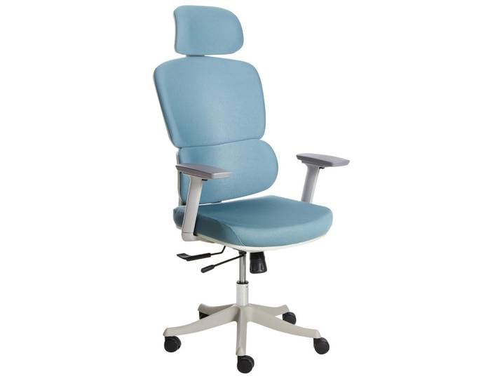 BÜROSTUHL Stoff Blau Viscount