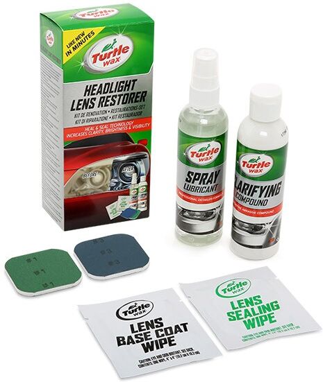 TURTLE WAX 70-180 Headlamp Treatment Set