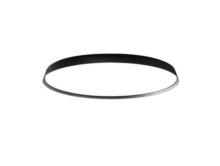 LUCEPLAN lampe murale applique ou lampe au plafond plafonnier COMPENDIUM PLATE D81P avec rosace (Noir, 3000K - Aluminium)