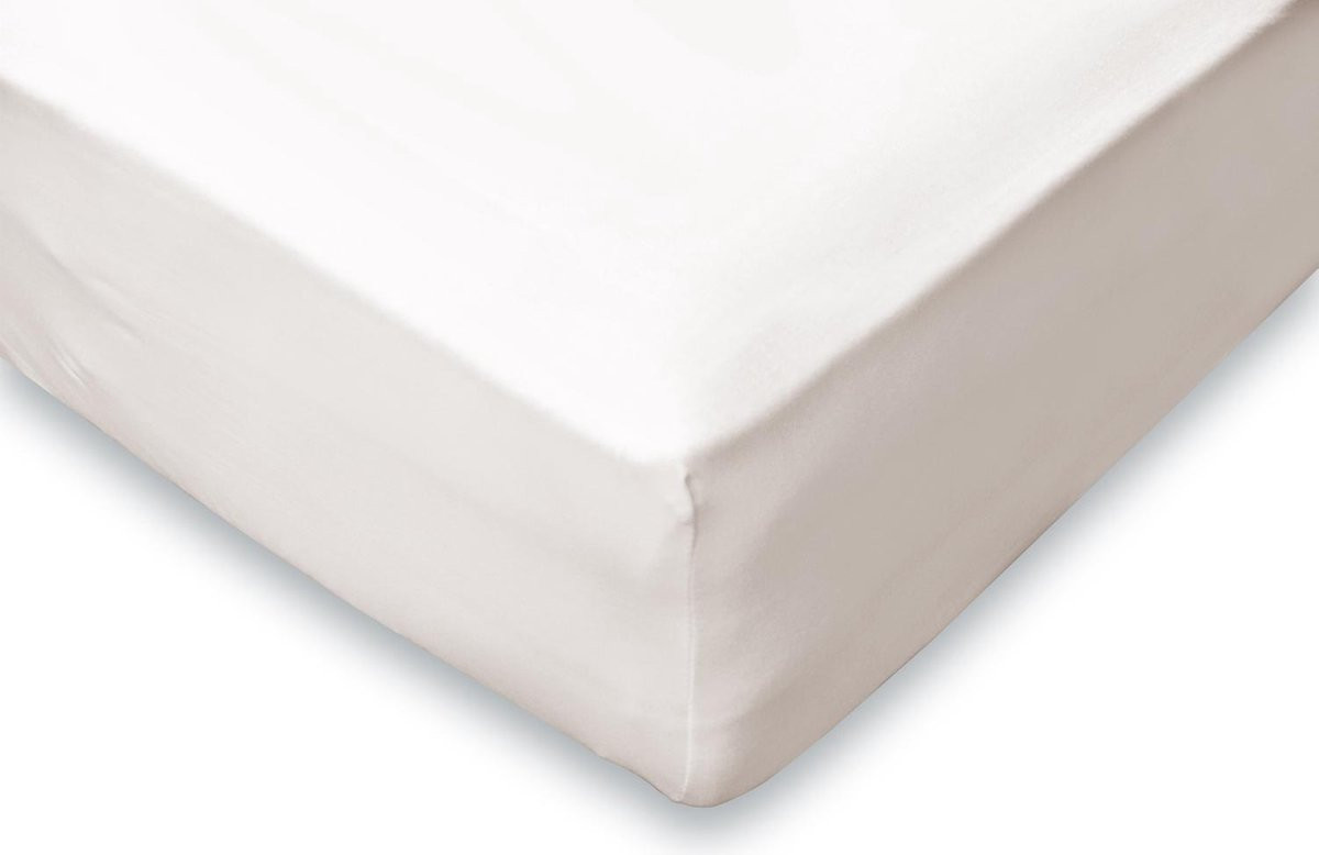 Eleganzzz Hoeslaken van Hoogwaardig Flanel, 180gr m2, Hoekhoogte: 35 cm, 90x210/220 cm, Ivoor