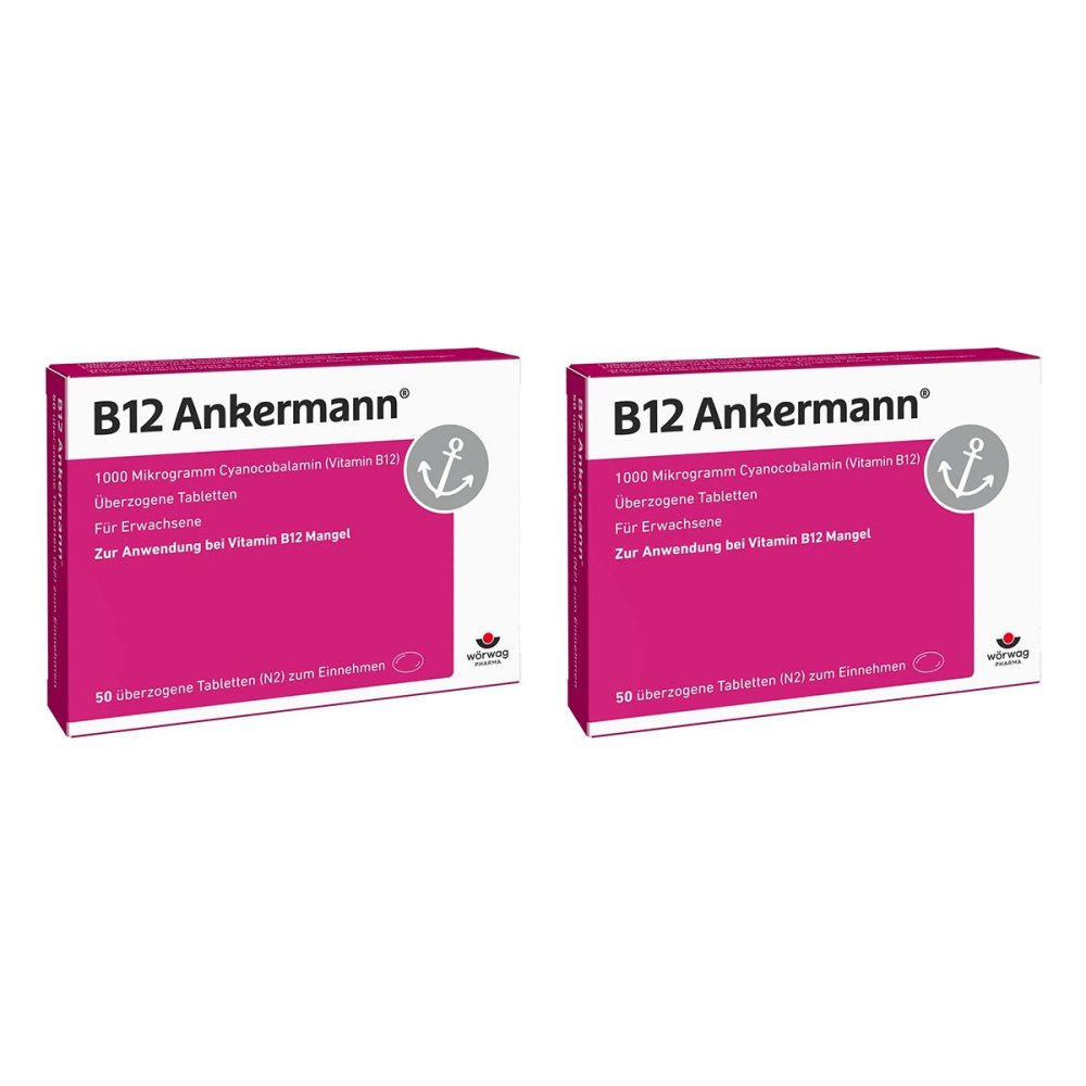 Wörwag Pharma GmbH & Co. KG B12 Ankermann überzogene Tabletten 08106473
