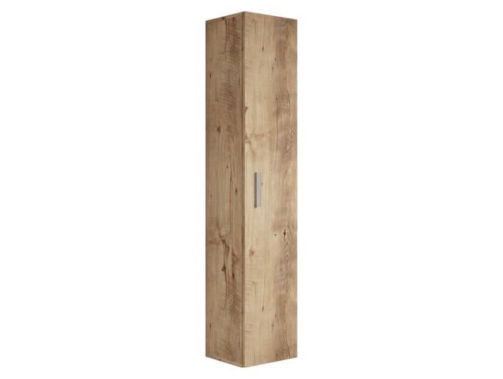 Armoire de rangement de Pluto Hauteur 150cm Chene chataignier - Meuble de rangement haut placard armoire colonne