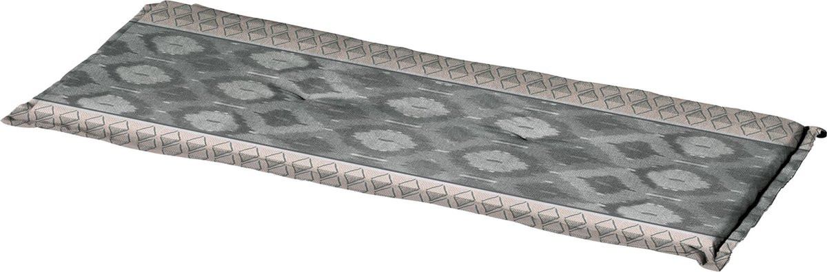 Madison Bankkussen Ikatin Grey - Grijs - 150 x 48 cm