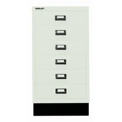 Bisley MultiDrawerTM | Inkl. Sockel, DIN A3, 6 Schubladen - 644 portland