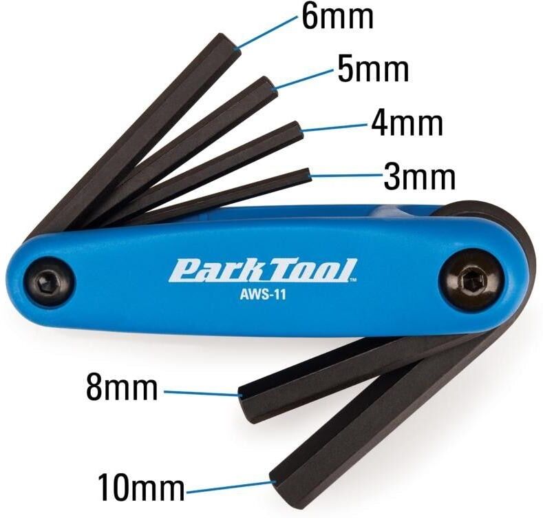 Innensechskantschlüssel PARK TOOL "AWS-11", blau (bleu tourterelle), Schraubenschlüssel, Innensechskantschlüssel bleu tourterelle Einheitsgröße