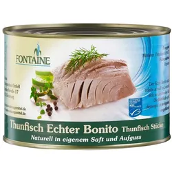Thunfisch Echter Bonito - naturell in eigenem Saft 1705g