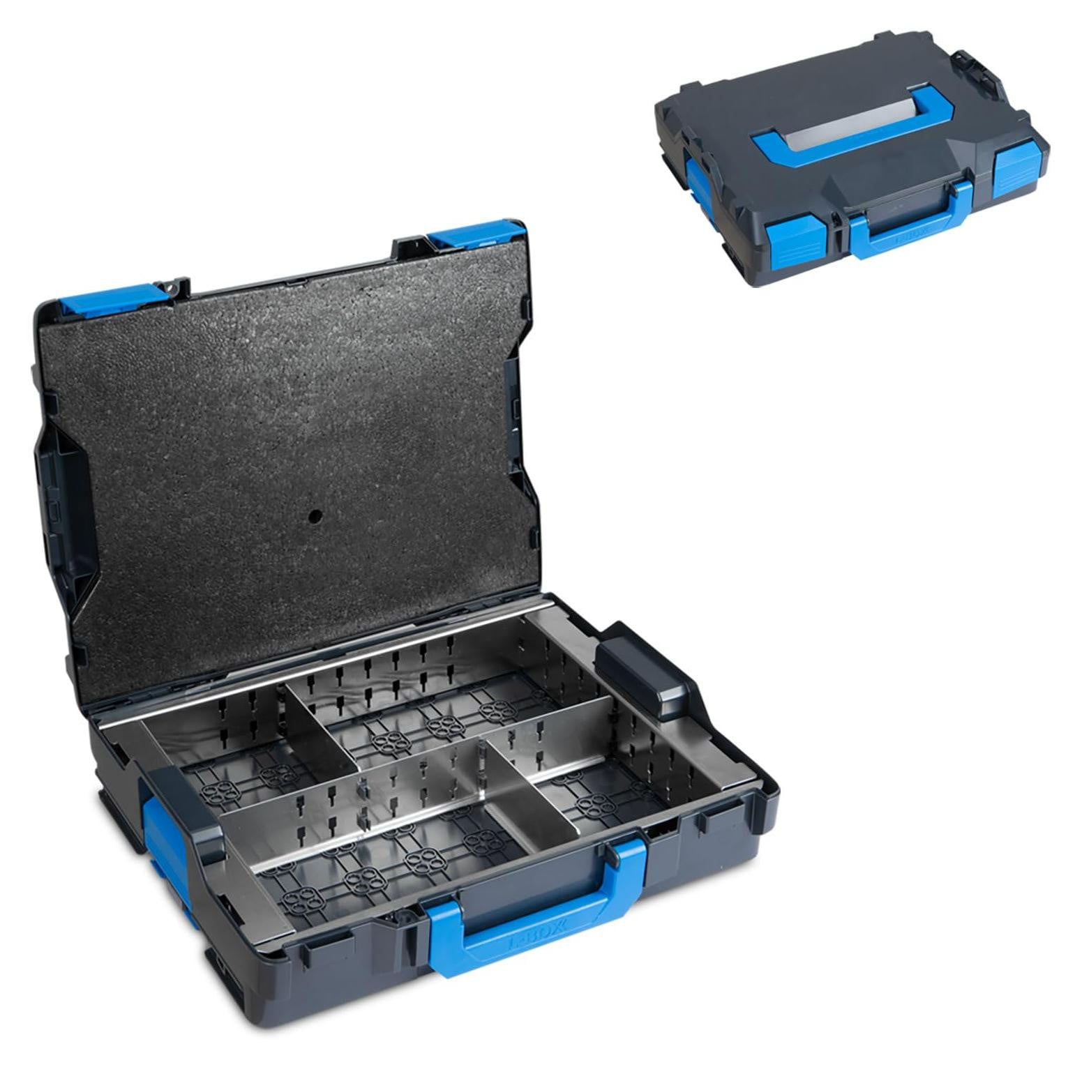 Sortimo L-BOXX 102 G4 gereedschapskoffer met scheidingsplaatenset 4F en 4 compartimenten