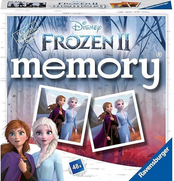 Ravensburger - Disney Frozen 2 Mini Memory, Ages 4+, 1-4 Players, Educational Memory Game