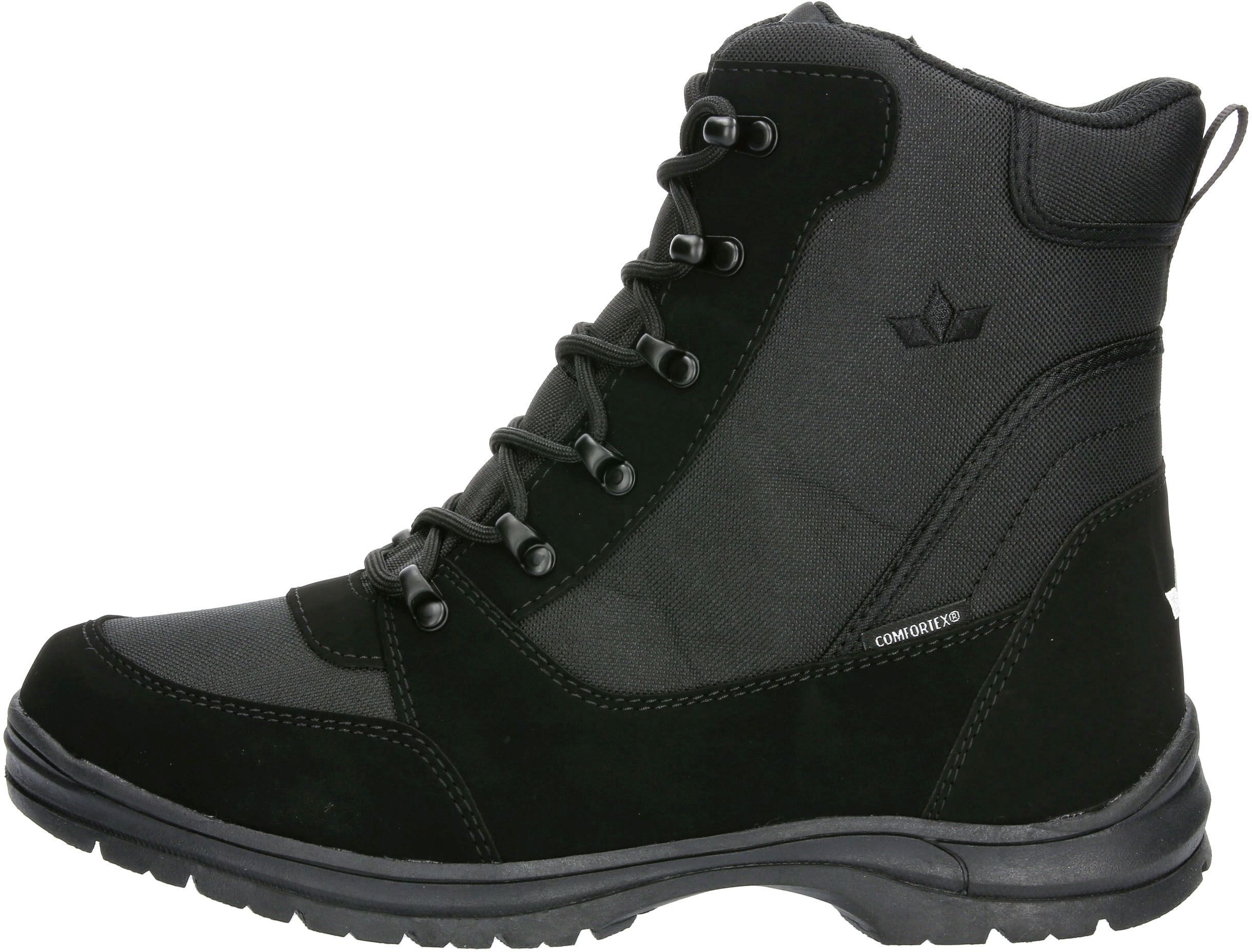 Wanderstiefel LICO "Winterboot Skokie", Herren, Gr. 41, schwarz, Synthetik, Schuhe Wanderstiefel schwarz 41