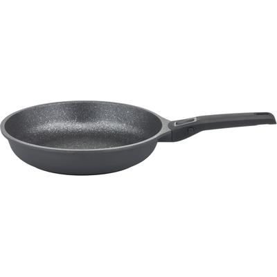 Bratpfanne GSW "Easy Click", schwarz, H:6cm Ø:28cm, Pfannen, Bratpfanne, abnehmbarer Griff, Induktion