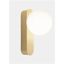 Leds-C4, Wandleuchte, LED-Wandanbauleuchte Perlina 8,8W 391lm 2700-4000K gold Konv IP44 237x57x150mm (391 lm)