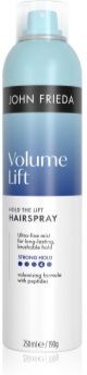 John Frieda Volume Lift Hold the Lift Hairspray laca de cabelo para fixação e forma 250 ml. Volume Lift Hold the Lift Hairspray