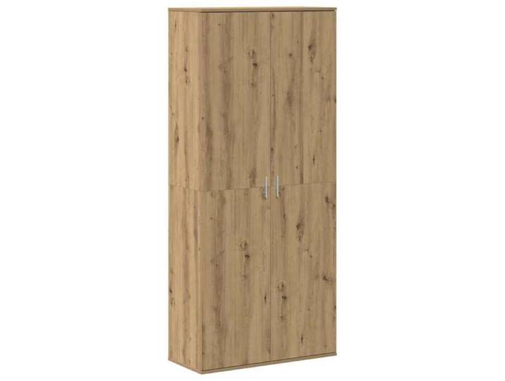 BONNIE®Meuble Étagère - Rangement spacieux - Décoration Buffet chêne artisanal 80x35x180 cm Bois d'ingénierie FR119209