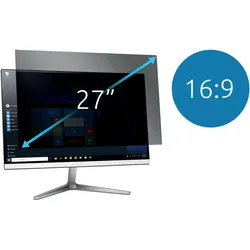 Kensington Blickschutzfilter 2-Wege (27", 16:9), Monitor Schutzfolie