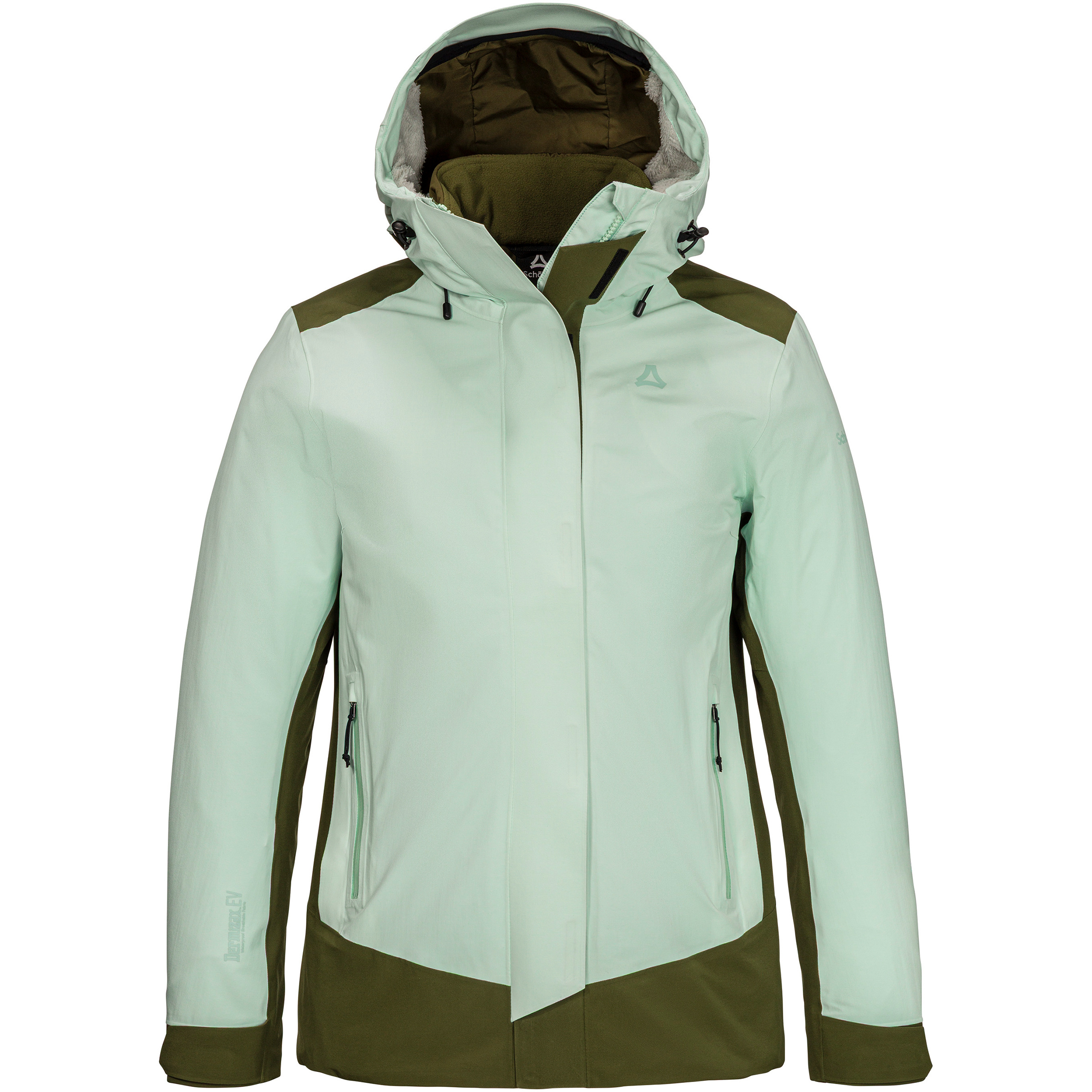 Schöffel Style Refoca 3in1 Damen Doppeljacke gruen Größe M Trekking Atmungsaktiv