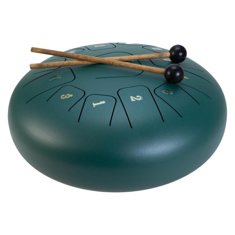 Dimavery TD-12, Steel Tongue Drum, grün (Perkussion) (26058336)