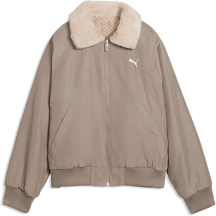 Puma Damen Jacke Reversible Blouson High Loft Lining camel   XS W