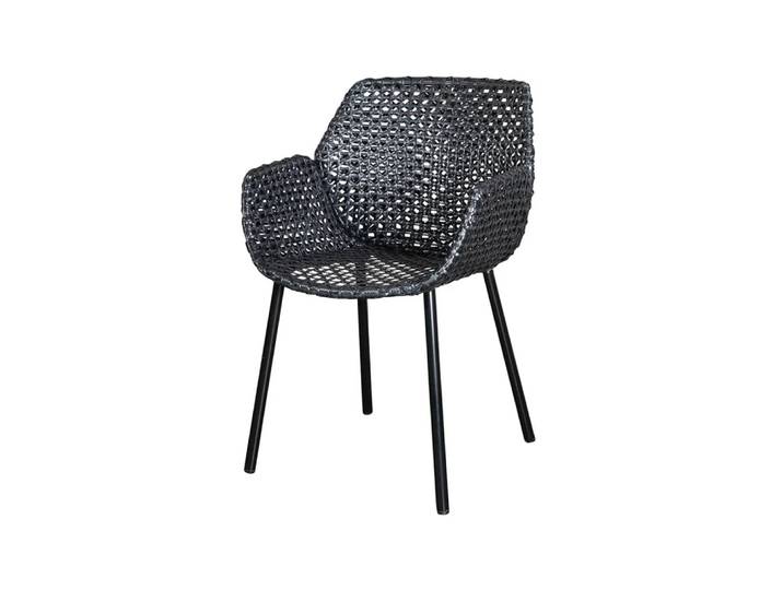 Cane-line Vibe Stuhl Black/Anthracite