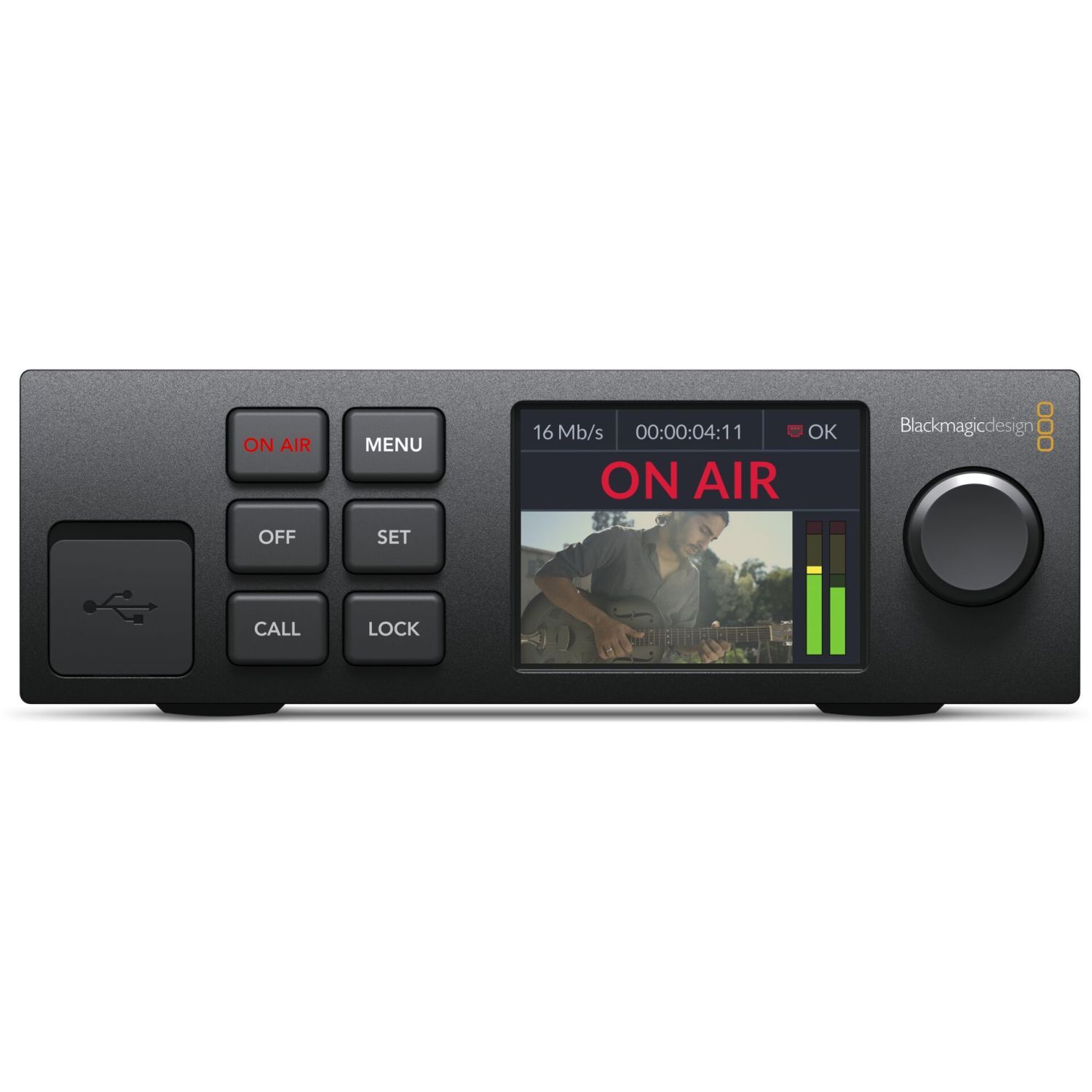 Blackmagic Design Web Presenter HD, Schwarz, 60 Hz, 720p, 1080p, 2160p, H.264, H.265, USB Typ-C, AC/DC