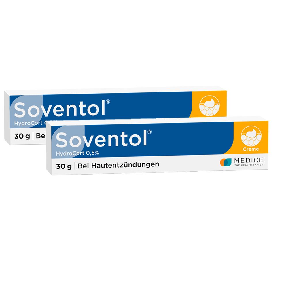 Soventol Hydrocort 0,5% Crème x2 2x30 g Creme
