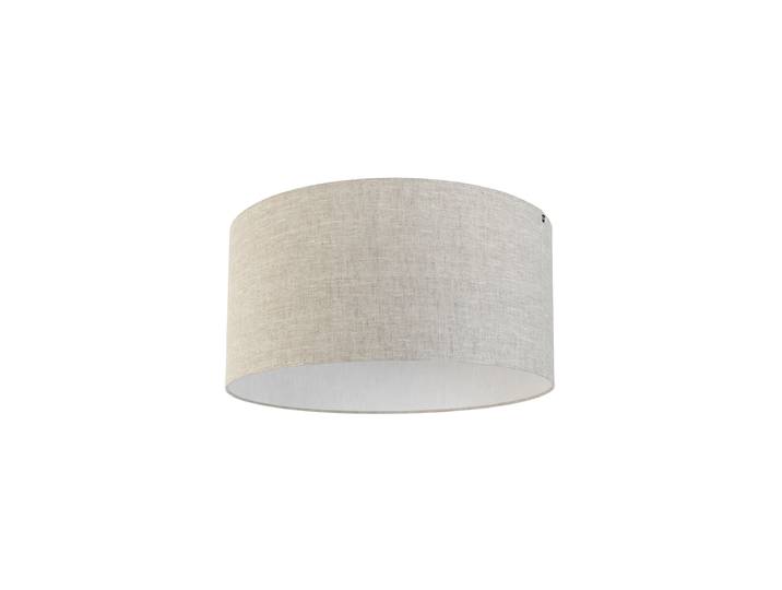 Abat-jour en tissu gris clair 50/50/25
