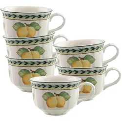 Villeroy & Boch, Tasse, Multipack French Garden Fleurence Teeobertasse - 6 Stück (130 ml, 6x)