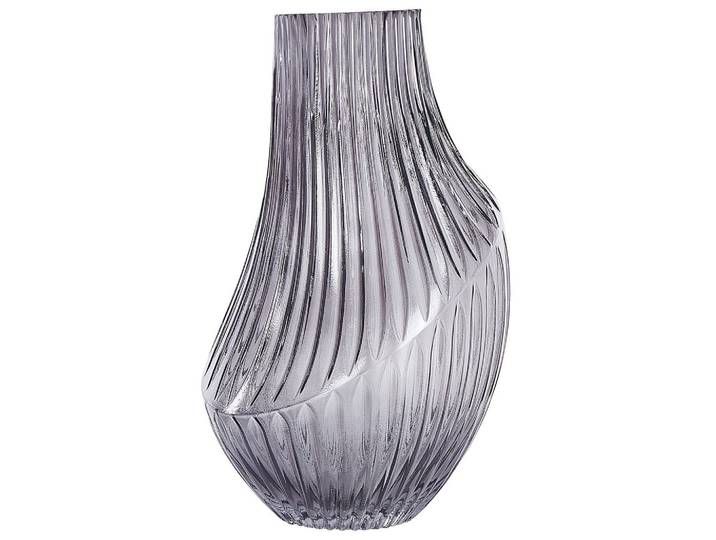 BLUMENVASE Glas grau Myrsina