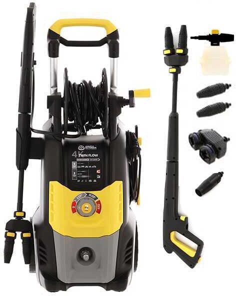 Annovi Reverberi Annovi & Reverberi Twin Flow 4.0 Classic Yellow - Idropulitrice semiprofessionale - 150 bar max - 810 lt/h
