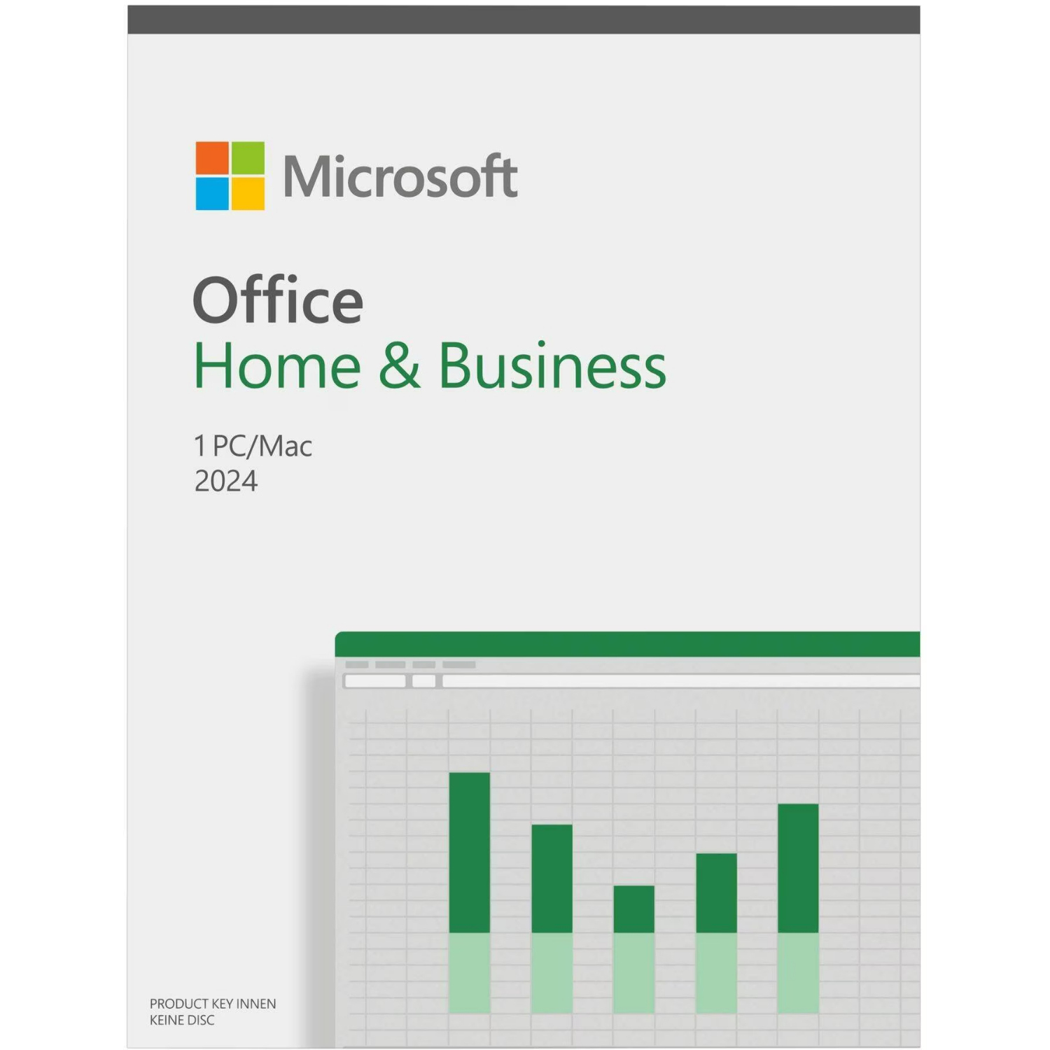 Microsoft Office 2024 Home und Business EP2-06662 deutsch, 1 Dauerlizenz PC/Mac Word, Excel, PowerPoint, Outlook,OneNote