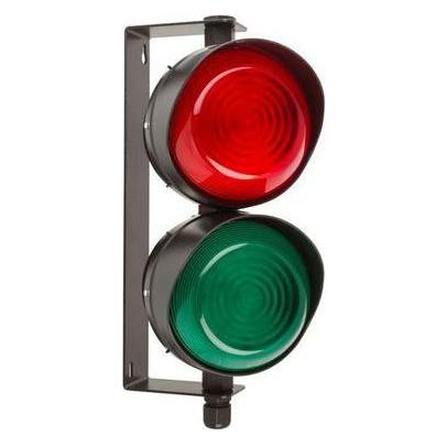 RS PRO LED LED Ampel Signalleuchte 2-stufig Linse Grün, Rot (2288638)