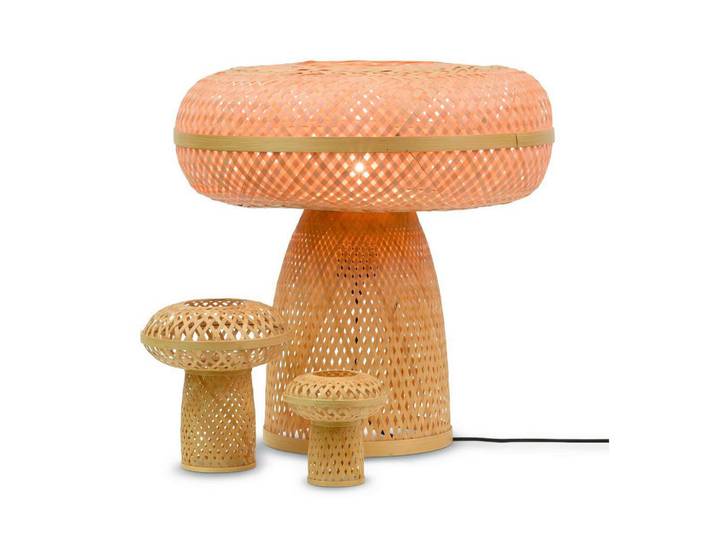 Good & Mojo Tischleuchte GOOD\u0026MOJO, Naturfarben, 40x40x15 cm, LED-Leuchtmittel austauschbar, Lampen & Leuchten, Innenbeleuchtung, Tischlampen, Tischlampen