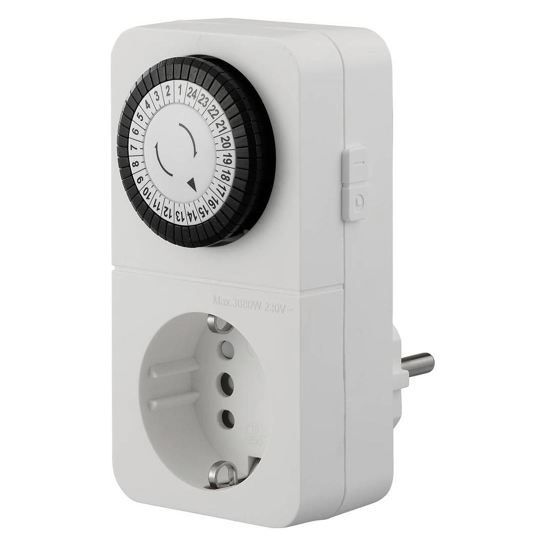 Sygonix SY-6906478 Timer/power strip analogue 24h mode 3680 W 24/7 operation (SY-6906478)
