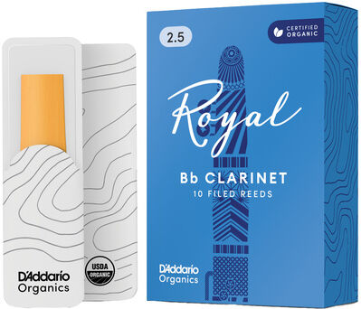 DAddario Woodwinds Royal Bb- Clarinet 2.5
