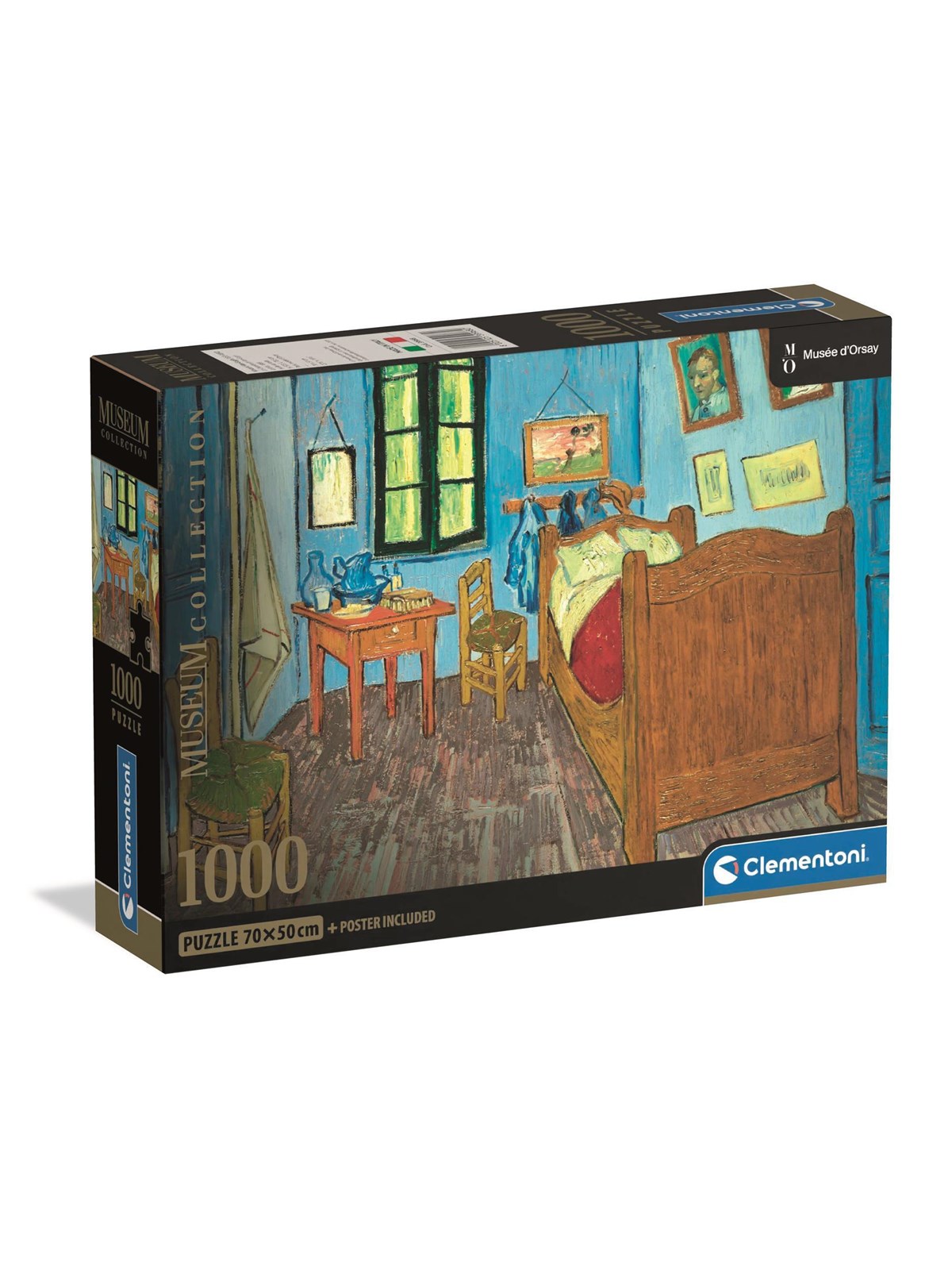 Clementoni Musée d'Orsay Jigsaw Puzzle: Bedroom in Arles 1000 pieces 2D Puzzles