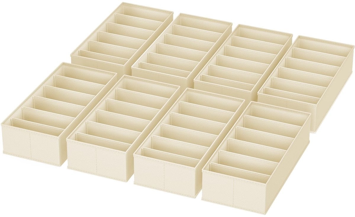 Omgoods Lade-organizer Divider Set van 8 voor Ondergoed en Kleding