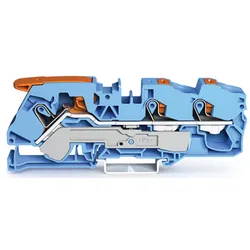WAGO 3-Leiter-Durchgangsklemme 16qmm, blau 2116-5304