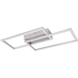 LED Deckenlampe Wohnzimmerleuchte Deckenleuchte Esszimmerleuchte, Metall, rechteckig, 2280lm 40W 3000K, 52 x 24,2 x 6,2 cm