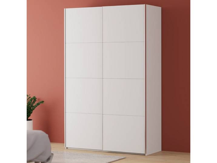 FORTE Schwebetürenschrank Fittio, Made in Europe, 2 Schiebetüren, modernes Design Höhe 2,35 mtr, stehende Montage