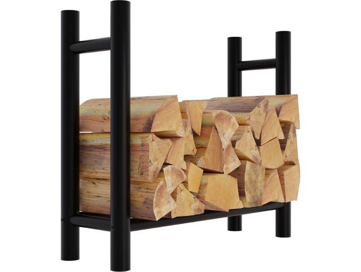 CLP Medya Houtopslag - Brandhoutrek - Houtrek - Haardhoutrek - Binnen - 30x80x80 cm rond