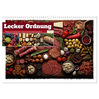 Lecker Ordnung (Wandkalender 2026 DIN A3 quer), CALVENDO Monatskalender