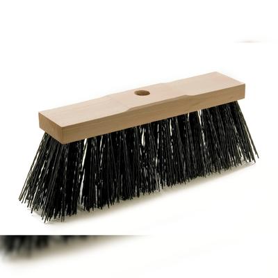 Andreas Bürsten GmbH Profi-Straßenbesen, 320 mm, Sattel, PET Kunstfaser schwarz